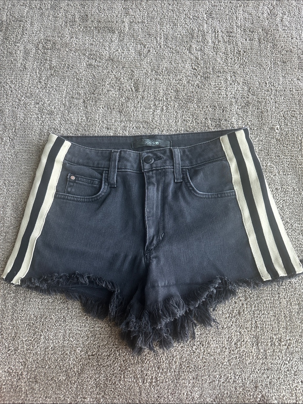 Joe’s jean black denim shorts